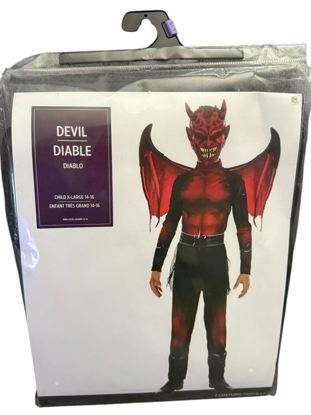 Devil Diable Costume XL 14-16